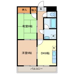 モンシャトー足利成和の物件間取画像